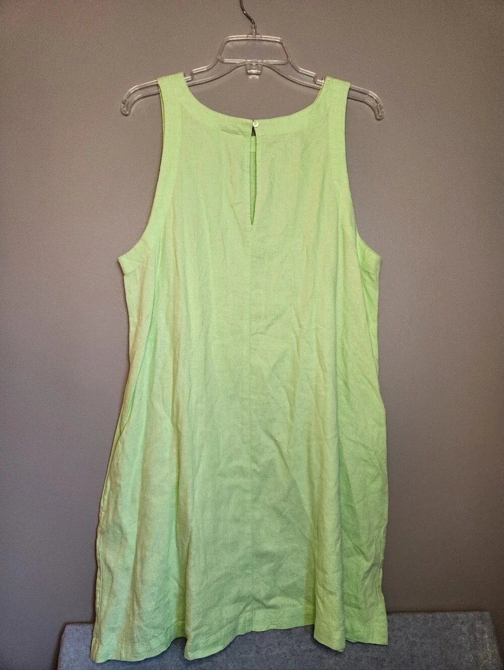 A New Day Sleeveless Linen Blend Sleeveless Dress Size XL - Picture 8 of 12